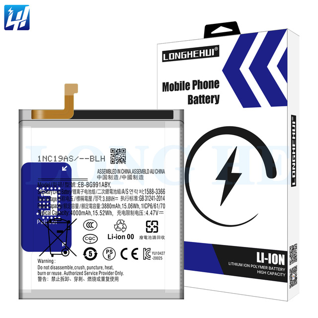 Rechargeable Secondary Li-ion Battery EB-BG991ABY for SAM S21 S30 S21 5G Real Capacity 4000mAh 3.88V