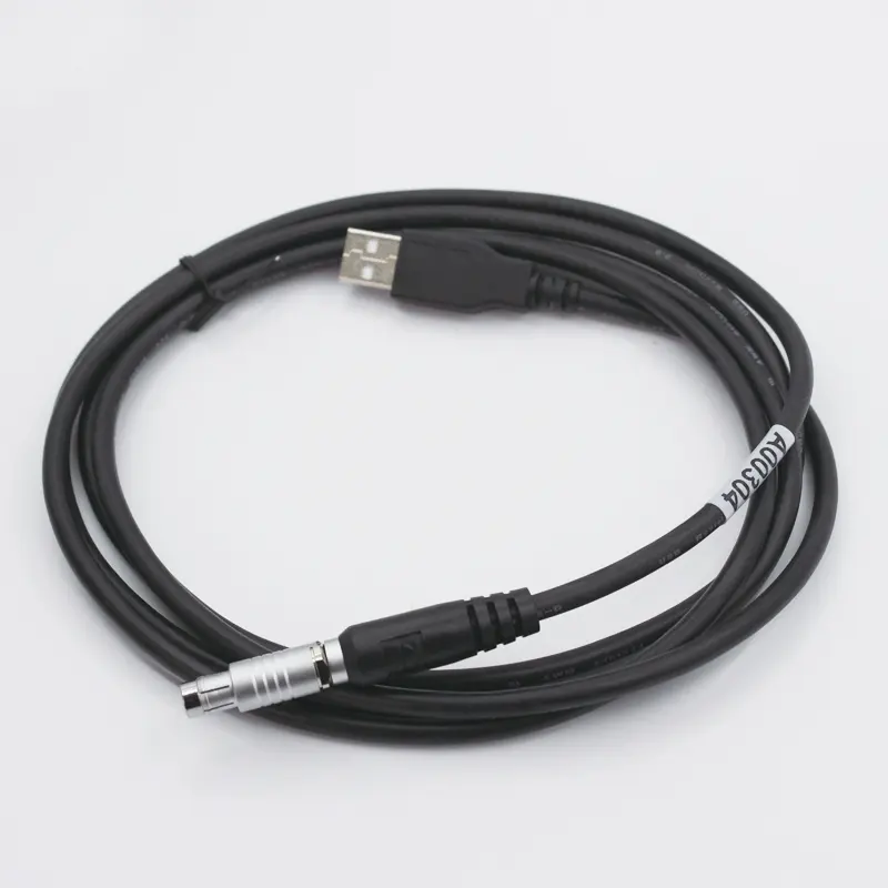1.8M 5 Pins Topcon Hiper GPS Data And Power Cable A00304 USB GPS GB GR