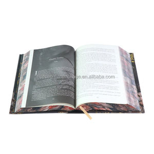Customized Hardcover <b>Book</b> Printing Self Publishing Special Editions Foil <b>Book</b> Edge Spraying Printing Fiction <b>Book</b> with Jackets - Product Image 3