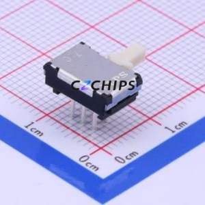 SSSS925800 Slide Switch Through hole Component (THT) Switch Double Pole Double Throw Rectangle Pin Header PC Pin 9.5mm - Product Image 1
