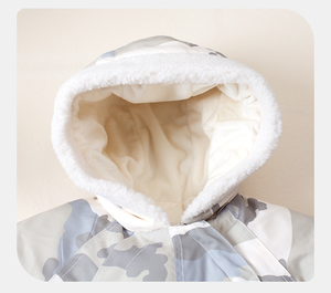 Tuta da Neve con Cappuccio per Neonati, Piumino Intero per Bambini, Giacca Invernale Personalizzata in Piuma d'Oca per Ragazze e Ragazzi - Product Image 5