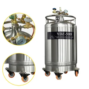 500 L self pressurising refill tool storing cryogens cold traps YDZ liquid nitrogen tank container on vacuum line