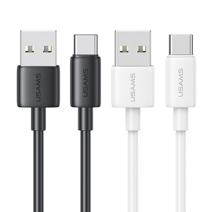 Usams sj708 đen trắng nhanh chóng sạc cáp Loại C Cáp PD 3A USB C Cáp dữ liệu - Product Image 1