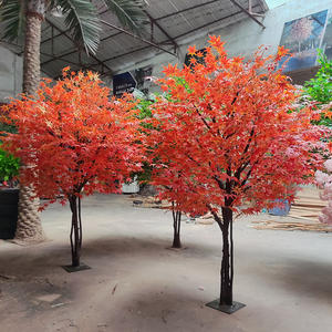Arbre Bonsaï Artificia Érables Rouges Japonais <span class=keywords><strong>Automne</strong></span> Faux Érable Chinois Vente - Product Image 6