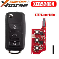 XHORSE XEB520EN XEB510EN Télécommande universelle intelligente VVDI Super Remote de type B5 avec puce VVDI Super XT27B, version anglaise