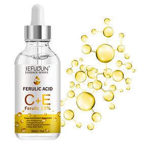 Suero Facial con Ácido Ferúlico SEFUDUN, Logotipo Personalizado, Cuidado de la Piel, Hidratante, Antienvejecimiento, Antioxidante, con Vitamina E y C - Product Image 5