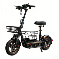 Livraison gratuite, scooter pliable à deux roues en alliage d'aluminium avec batterie au lithium 10AH, moteur 600W, siège et panier