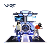 Simulateur de réalité virtuelle VR VIVE, machine de jeu 9D avec boxe et jeu de combat, marche virtuelle, tir en réalité virtuelle