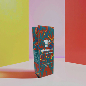 Digital Printing <strong>Small</strong> MOQ Smell Proof Aluminum Foil Side Gusset <strong>Pack</strong> With Air Valve <strong>Coffee</strong> Roasted Beans Packing Bag - Product Image 3