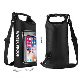 Açık rulo üst su geçirmez sırt çantası seyahat yüzer su geçirmez kuru çanta kayak botla yüzme ve kamp için - Product Image 2