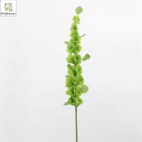 Plantes artificielles de haute qualité, herbe clochette verte, feuilles de coquille à toucher réel, plantes artificielles en forme de pagode, décoration pour mariage, événement, fête, hôtel
