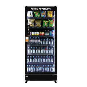 Enfriador Inteligente Qingo LLC de 580L, Acero Inoxidable, Comercial, Pantalla Táctil, Desinfección UV, Cumple con ADA, Habilitado para SDK, Control Remoto - Product Image 1