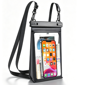 Custodia Impermeabile Grande in PVC per <span class=keywords><strong>iPhone</strong></span> / Design Galleggiante per Spiaggia/Kayak con Protezione IPX8 - Product Image 1