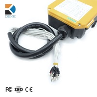 Télécommande RF à bouton-poussoir à code fixe 20V-500V 315MHz pour grue, portée 100m et étanche, pour palan électrique