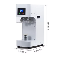 Scelleuse électrique de bureau automatique à hauteur réglable ANDUUK, machine à sceller les canettes à anneau pour canettes en PET, aluminium et plastique