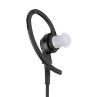 BDN6730 Headphone Pemantauan 3 Kabel Hitam dengan Mikrofon PTT Terpisah untuk APX6000 APX7000 XTS2500 XTS3000 XTS5000 Radio Dua Arah