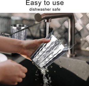 Hot bán 16 <span class=keywords><strong>oz</strong></span> cốc thép không gỉ đôi tường kim loại Tumbler bia Mug Stackable uống cup - Product Image 3