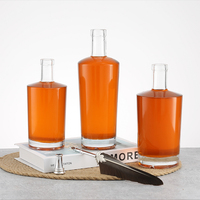 Bouteilles en verre silex personnalisées populaires de 200 ml, 375 ml, 500 ml, 700 ml, 750 ml, 1000 ml – Fournisseur et fabricant pour Vodka, Whisky, Gin