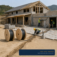 Câble d'alimentation blindé à 5 conducteurs en cuivre standard GB pour villas auto-construites – Vente directe usine – Câble électrique pour construction