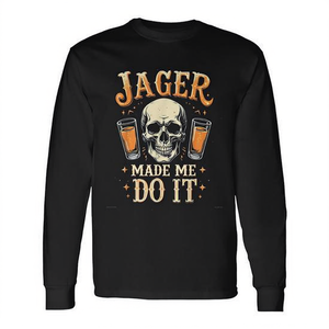 Camiseta de manga larga con estampado de calavera Jager Made Me Do It - Product Image 2