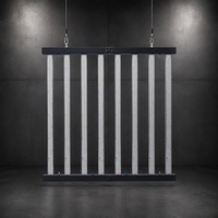 Lampes de culture LED à spectre complet 660W/720W/800W, IP65, en aluminium, dimmables, 8 barres, pour la floraison