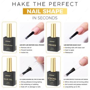 JTING Nouveau Kit Gel X OEM Vente en Gros Personnalisation Gratuite Vernis Gel Déshydratant Primer Colle Top Coat avec Lime à Ongles Boîte de Capsules en Gel Souple - Product Image 4