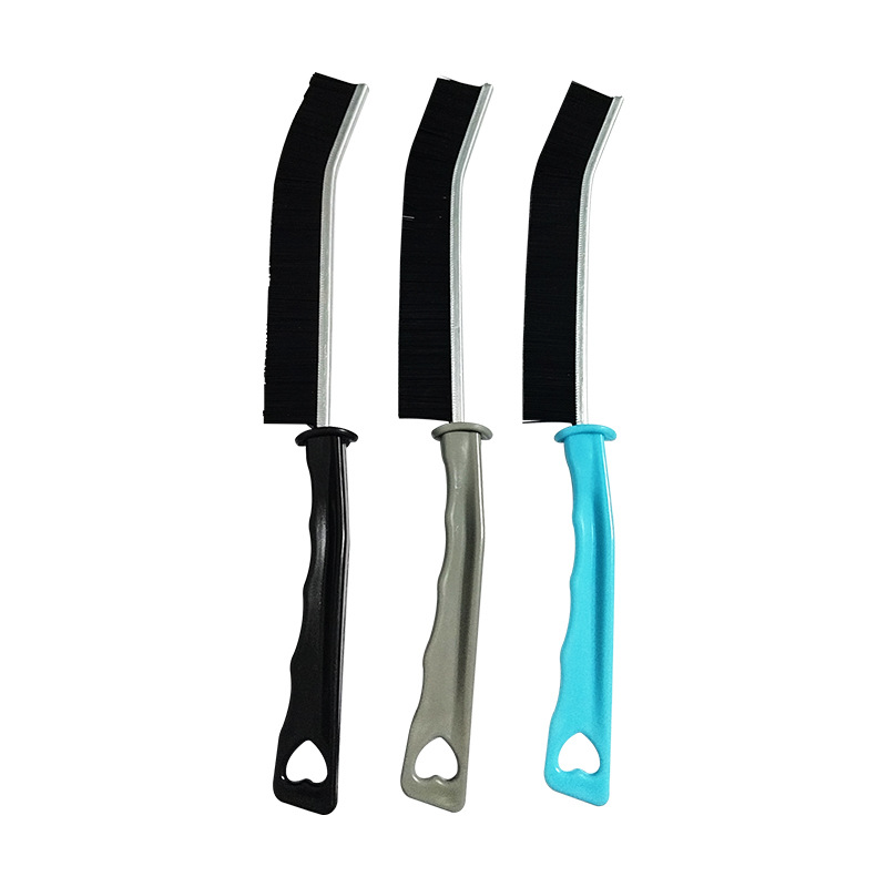 3 pièces de cheveux noirs (tige noire + tige grise + tige bleue)