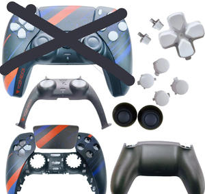 Coque de remplacement pour manette PS5 pour <span class=keywords><strong>Call</strong></span> <span class=keywords><strong>of</strong></span> <span class=keywords><strong>Duty</strong></span>, coque inférieure, coque de protection du pavé tactile, accessoires DIY - Product Image 5