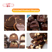 LST 100 kg/h Offre Spéciale composants PLC nouvelle condition barre de chocolat faisant la machine pour la ligne de production avec des noix et des fruits