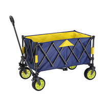 Chariot pliable imperméable pour jardin, plage, pêche, camping, courses, bagages à main, OEM