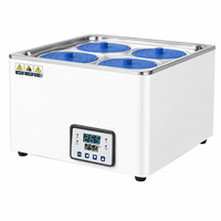Bains-marie thermostatiques numériques PID à agitation magnétique, anti-brûlure à sec, à température constante, pour laboratoire médical, 1, 2, 4, 6, 8 bacs, vente en gros
