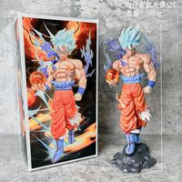 3 Styles 27CM DRAGON BAII Super Saiyan Son Goku Version endommagée par la bataille. Figurine Manga, Statue, Figura PVC, Figurine Anime, Jouets, Cadeau