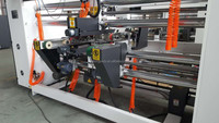 Machine à coudre et à clouer semi-automatique pour la fabrication de boîtes en carton, deux pièces, état neuf