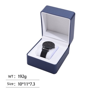 Watch Display <b>Storage</b> <b>Box</b> Flip Cover Luxury PU Leather Gold Brushed Watch Bracelet <b>Storage</b> <b>Box</b> Flip Cover Packaging <b>Box</b> - Product Image 4