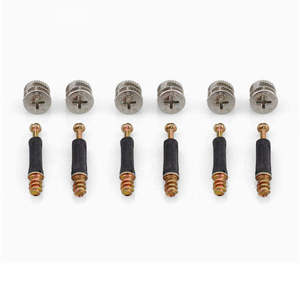 Heavy Duty Zinc Alloy 3 in 1 Furniture Connectors Cam <b>Lock</b> Nut Dowel for Durable Cabinet <b>Wardrobe</b> Joint Fastening - Product Image 6