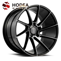 Jantes en alliage classiques à 10 branches 	 Jantes forgées légères 6061-T6 personnalisées, finition usinée argent/noir, pour BMW/Audi/Toyota