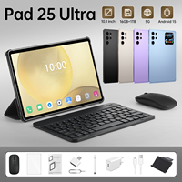 Tablette Artisanale Pad 25 Ultra 11 Pouces 16 Go + 1 To 108 MP 8000 mAh 5G Wi-Fi Double SIM Stylet Intelligent Clavier Folio Toile Souris OTG Professionnel