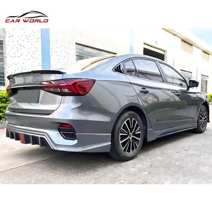 Sports Style Front Bumper Lip Roewe I5 2021-2023 <b>Car</b> Body Kits Side Skirts Rear Diffuser Lip Third Light New ABS Material - Product Image 6