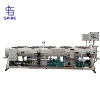 Machine d'extrusion automatique à double tube pour tuyaux de drainage en plastique