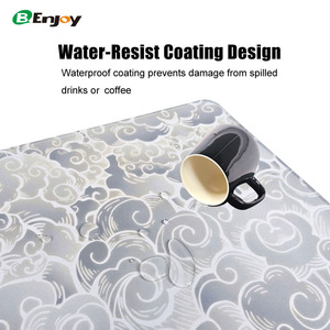 Tapis de clavier avec logo personnalisé grand tapis de souris de jeu base antidérapante tapis de souris de bureau résistant à l'usure tapis de souris étanche pour le bureau - Product Image 3