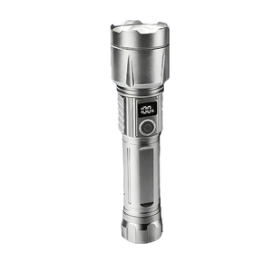 Lampe torche tactique multifonctionnelle ultra-lumineuse à longue portée rechargeable à lumière forte pour usage domestique portable de petite taille - Product Image 1