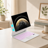 Clavier intelligent à rétroéclairage RVB à touches mécaniques, compatible avec Huawei MatePad Pro 13.2" 2025 – Vente Flash