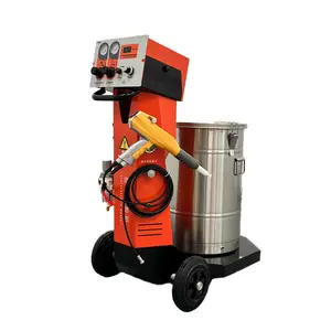 Electrostatic powder coating system automatic spray gun