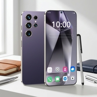 Smartphone Android 2025 Generasi S25 Ultra 5G LTE All-In-One Kelas Atas Layar HD Berlubang 6,7 Inci Kamera Belakang 108MP Octa Core