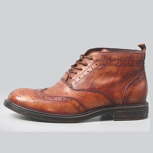 Botas <span class=keywords><strong>Chelsea</strong></span> de Piel Genuina para Hombre, Estilo Moderno, Hechas a Mano, Transpirables, de Caña Alta, Clásicas, para Negocios, Oficina y Trabajo - Product Image 1