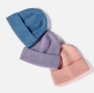 Winter Warm Knit Beanie Hat for Women <b>Men</b> Soft Ribbed Cuffed <b>Cap</b> Fashion Solid Color Casual Knitted Hat for Outdoor Daily Wear - Product Image 5