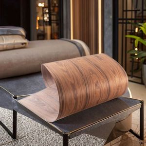 Hot Selling Natural Black Walnut <strong>Wood</strong> <strong>Veneer</strong> Flexible <strong>Burl</strong> and Engineered <strong>Wood</strong> Sheet European Design Style - Product Image 5