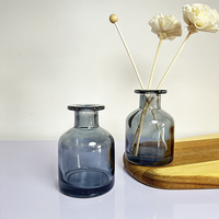 Bouteille diffuseur de parfum d'intérieur 100ml 150ml 250ml gris blanc noir vide en verre pour décorer
