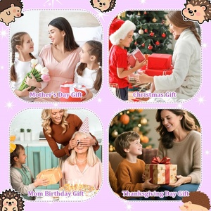 Mini Erizo Positivo y Adorable, Hecho a Mano con Ganchillo, para Mamá, de Hija, <span class=keywords><strong>Hijo</strong></span>, Niños, Regalos Divertidos de Cumpleaños - Product Image 6