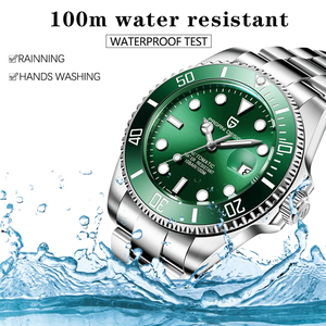 Montre automatique <span class=keywords><strong>PAGANI</strong></span> DESIGN PD-1639, montre-bracelet mécanique de luxe avec verre saphir, montre sport en acier inoxydable étanche pour homme - Product Image 3